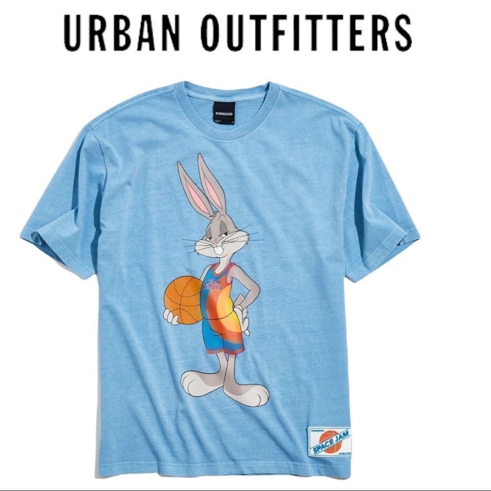 New Dumbgood X Space Jam Urban Outfitters UO Exclusive Tee Shirt T-Shirt L